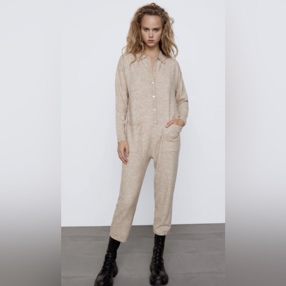 Zara Wool Blend Jumpsuit special edition